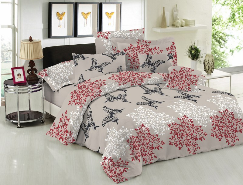 Σετ Σεντόνια Υπέρδιπλα Κομποζέ 240×270εκ. Mariposas Red 24home.gr – 24home.gr – 24-mariposas-red