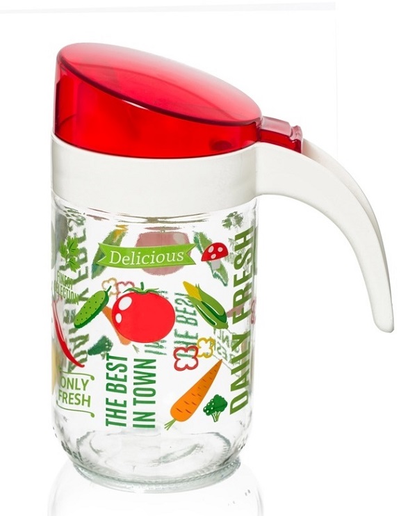 Δοχείο Για Λάδι-Ξύδι Γυάλινο Fresh 660ml VELTIHOME – VELTIHOME – 15114-fresh