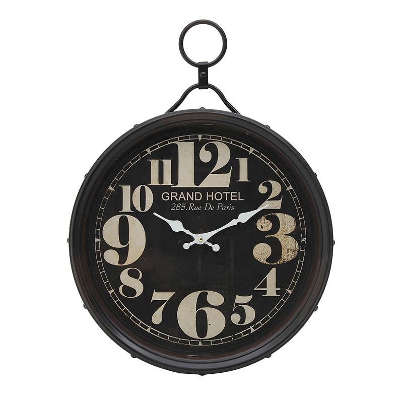 Ρολόι Τοίχου Μεταλλικό inart 40x6x54,5εκ. 3-20-773-0283 – inart – 3-20-773-0283