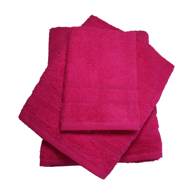 Σετ πετσέτες 3τμχ 400gr/m2 Bano Fuchsia 24home – 24home.gr – bano-fuchsia