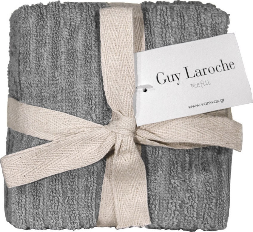 Σετ 6τμχ Λαβέτες 30×30εκ. Guy Laroche Guest Refill Anthracite – Guy Laroche – refill-anthracite