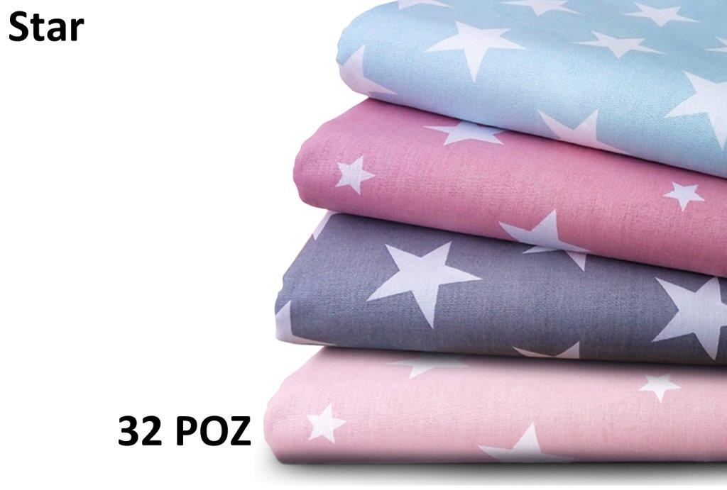 Σετ Σεντόνια Μονά 3τμχ 160×240εκ. Star 32 Ροζ Dimcol (Ύφασμα: Βαμβάκι 100%, Χρώμα: Ροζ) – DimCol – 1924615207303226
