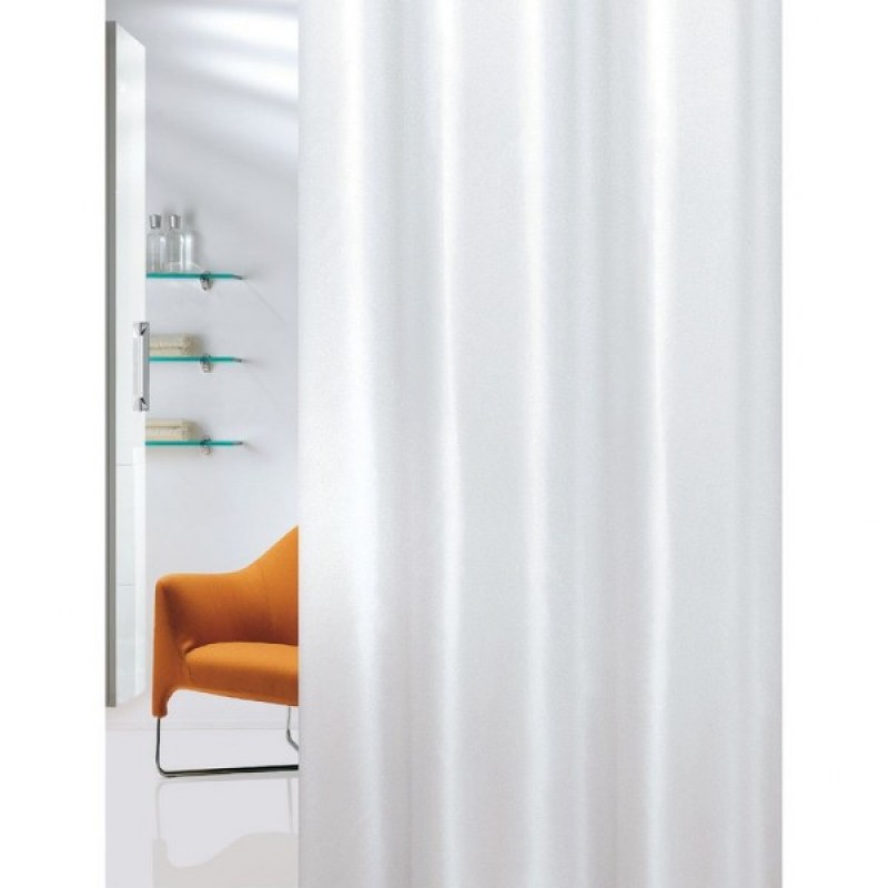 Κουρτίνα Μπάνιου Υφασμάτινη Plain White Joy Bath – Joy Bath Accessories – plain-white-240
