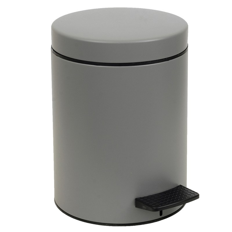 Καλάθι Απορριμμάτων 8lt Inox Pam & Co 23×32εκ. 08-500-163 (Χρώμα: Γκρι, Υλικό: Inox) – Pam & Co – 08-500-163