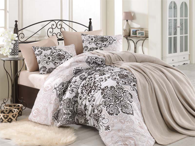 Παπλωματοθήκη Μονή 160×240εκ. Palermo Brown – KOMVOS HOME – 7000696-32