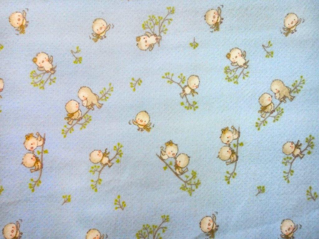 Μαξιλαροθήκη Φανελένια 50×70εκ. Birds 14 Sky Blue Dimcol (Ύφασμα: Φανέλα, Χρώμα: Μπλε) – DimCol – 1925853108601482