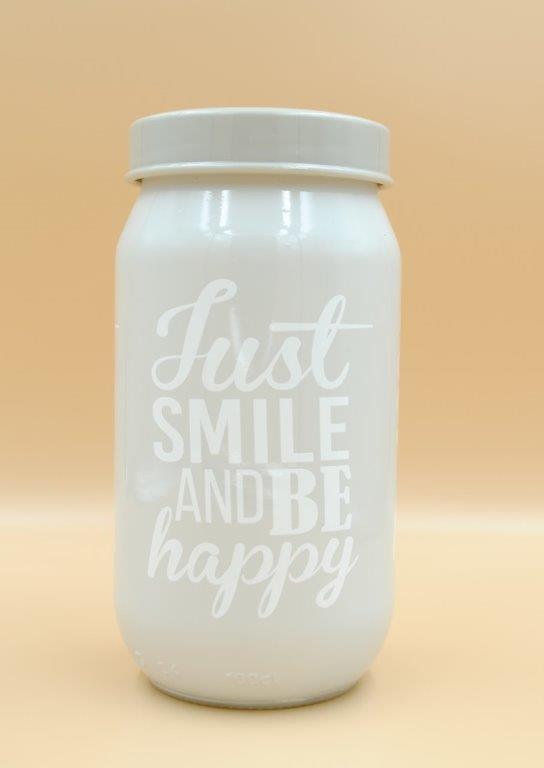 Δοχείο Κουζίνας Γυάλινο 1000ml Just Smile Veltihome 21-14637 Grey (Υλικό: Γυαλί, Χρώμα: Λευκό) – VELTIHOME – 21-14637-grey