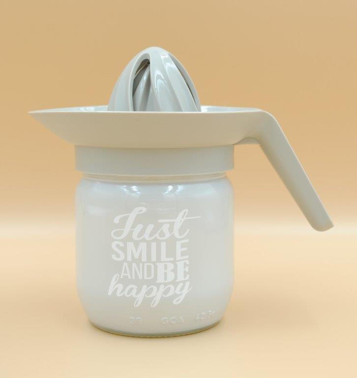 Λεμονοστίφτης Γυάλινος 425ml Just Smile Veltihome 21-13148 Grey – VELTIHOME – 21-13148-grey