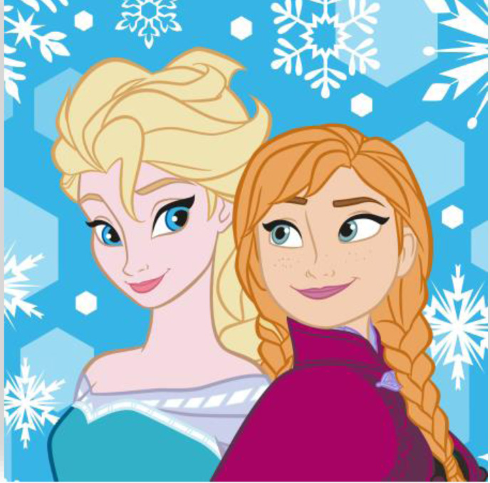 Λαβέτα-Μαγική Πετσέτα 30×30εκ. Digital Print Frozen 01 Disney Dimcol (Ύφασμα: Βαμβάκι 100%) – Disney – 2120512400600199