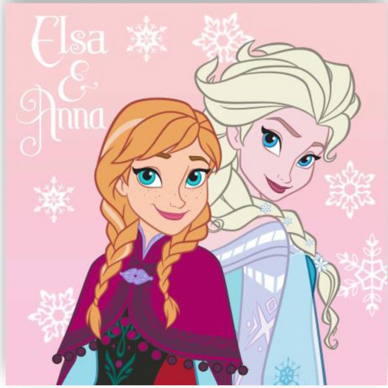 Λαβέτα-Μαγική Πετσέτα 30×30εκ. Digital Print Frozen 02 Disney Dimcol (Ύφασμα: Βαμβάκι 100%) – Disney – 2120512400600299