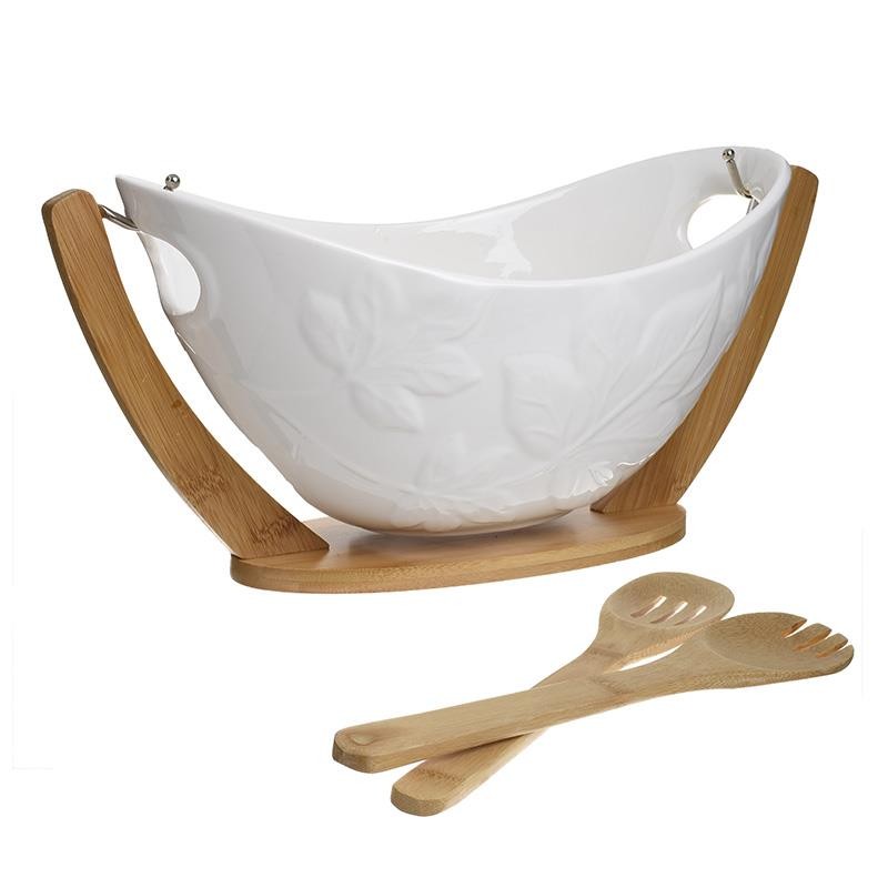 Σετ Σαλάτας Πορσελάνης CLICK 37x17x17εκ. 6-60-476-0010 – CLICK – 6-60-476-0010