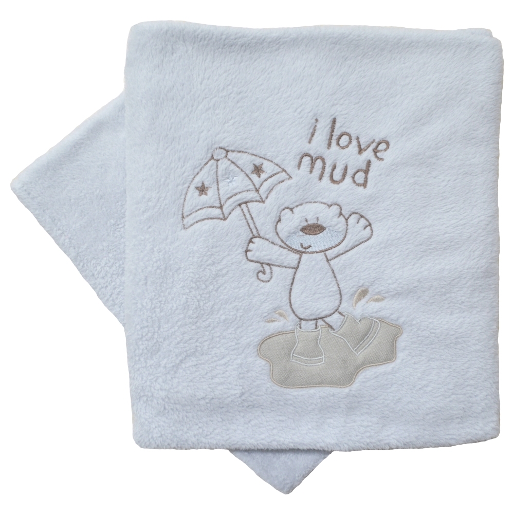 Κουβέρτα Fleece Αγκαλιάς 80×110εκ. Mud 0060 Grey (Ύφασμα: Polyester, Χρώμα: Γκρι) – BELPLA – 5205626000600-mud-grey