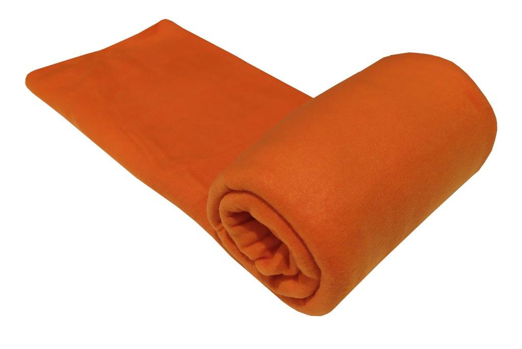 Κουβέρτα Μονή 150×220εκ. Fleece Orange (Ύφασμα: Polyester, Χρώμα: Πορτοκαλί) – KOMVOS HOME – 7010480-4