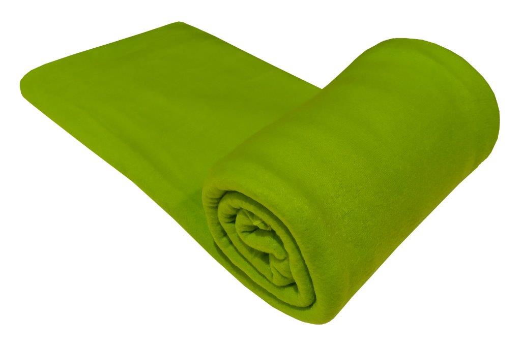 Κουβέρτα Μονή 150×220εκ. Fleece Light Green (Ύφασμα: Polyester, Χρώμα: Πράσινο ) – KOMVOS HOME – 7010480-3