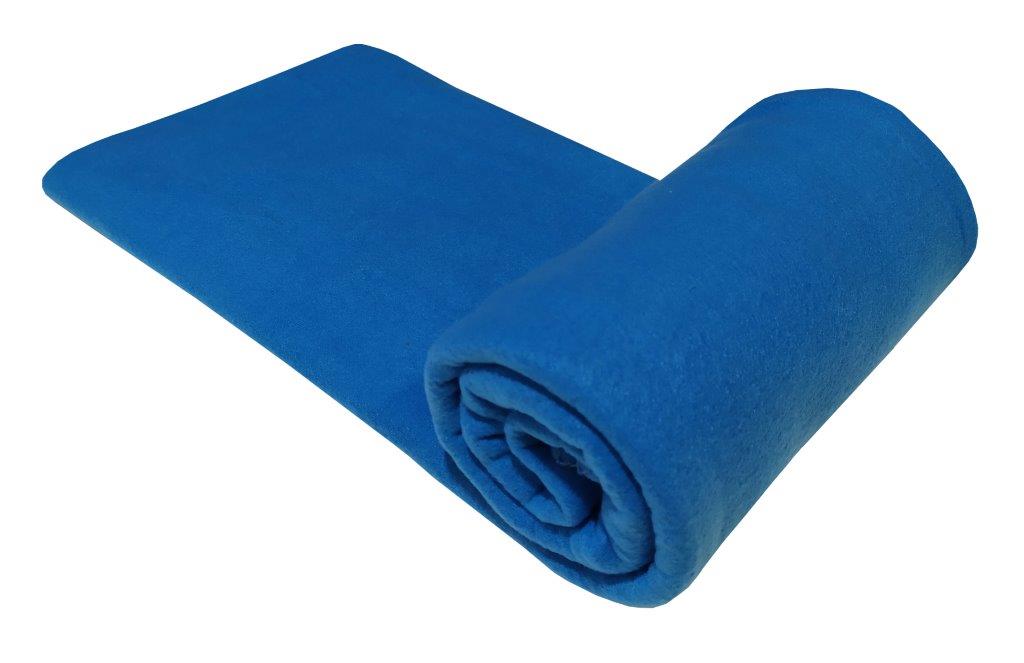 Κουβέρτα Μονή 150×220εκ. Fleece Blue (Ύφασμα: Polyester, Χρώμα: Μπλε) – KOMVOS HOME – 7010480-1