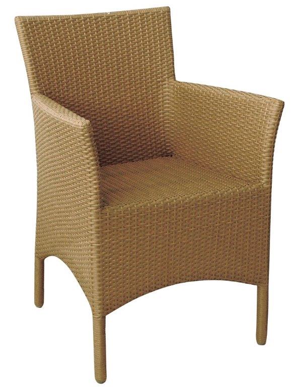 Πολυθρόνα Εξωτερικού Χώρου PVC-Αλουμινίου-Wicker 58x64x88εκ. YUGR0630/B (Υλικό: Wicker) – OEM – 4-YUGR0630/B