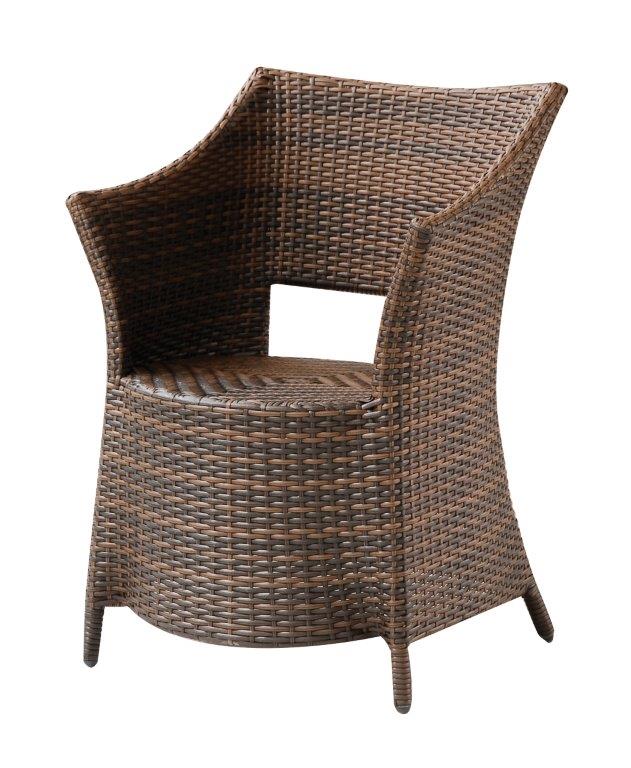 Πολυθρόνα Εξωτερικού Χώρου Rattan 61x61x81εκ. HZ 2638/BR (Υλικό: Ραττάν) – OEM – 4-HZ 2638/BR