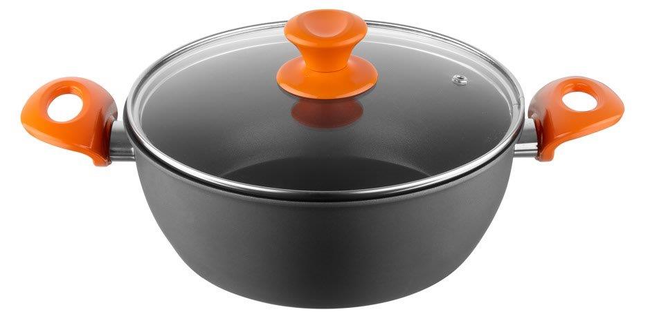 Κατσαρόλα Αλουμινίου Αντικολλητική 20×9εκ. Orange PAL 050.000277 (Υλικό: Αλουμίνιο, Χρώμα: Πορτοκαλί) – PAL – 050.000277