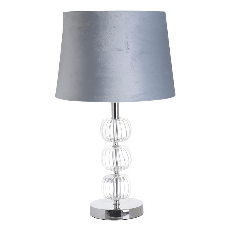 Φωτιστικό Επιτραπέζιο Μεταλλικό-Plexi inart 30×50εκ. 3-15-620-0063 (Υλικό: Μεταλλικό, Χρώμα: Γκρι) – inart – 3-15-620-0063