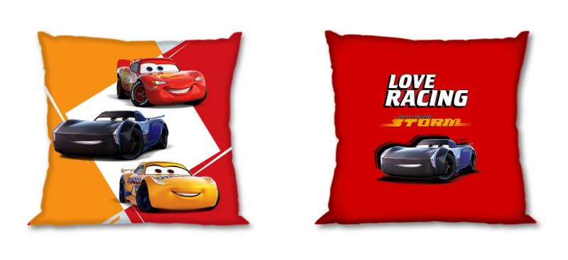 Μαξιλάρι Διακοσμητικό Polyester 40×40εκ. Cars 20 Digital Print Disney Dimcol (Ύφασμα: Polyester) – Disney – 2120622600402099