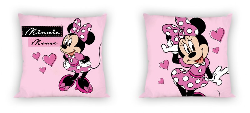 Μαξιλάρι Διακοσμητικό Polyester 40×40εκ. Minnie 62 Digital Print Disney Dimcol (Ύφασμα: Polyester) – Disney – 2120622601106299