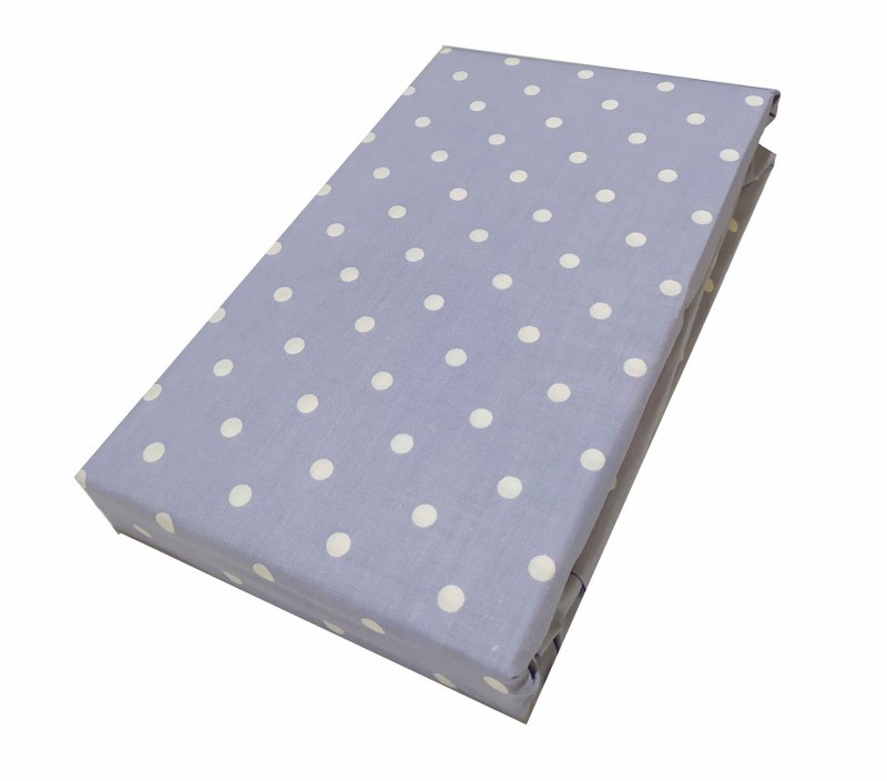 Ζεύγος Μαξιλαροθήκες Polycotton 50×70εκ. Πουά Lavender (Ύφασμα: 50%Cotton-50%Polyester) – KOMVOS HOME – 7000139-33