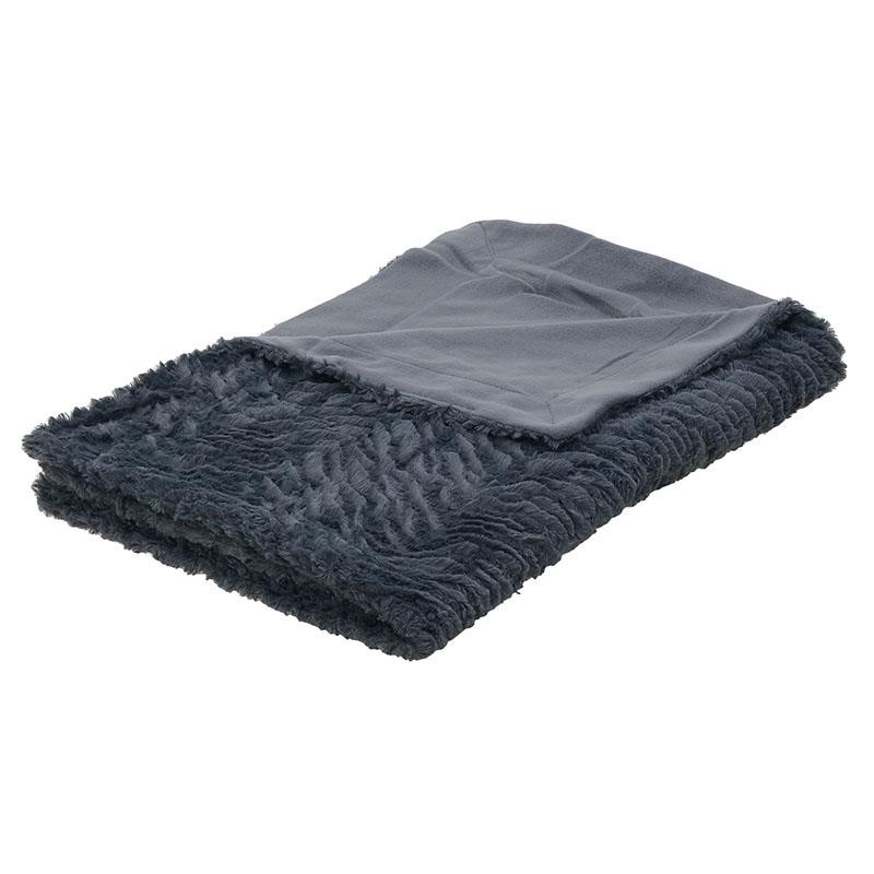 Ριχτάρι Υφασμάτινο inart 120×160εκ. 3-40-508-0005 (Ύφασμα: Polyester, Χρώμα: Γκρι) – inart – 3-40-508-0005