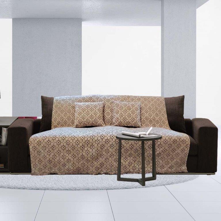 Ριχτάρι Σενίλ Ζακάρ Πολυθρόνας 180×160εκ. Nancy Beige Sb home (Ύφασμα: Chenille, Χρώμα: Μπεζ) – Sb home – 5206864057708