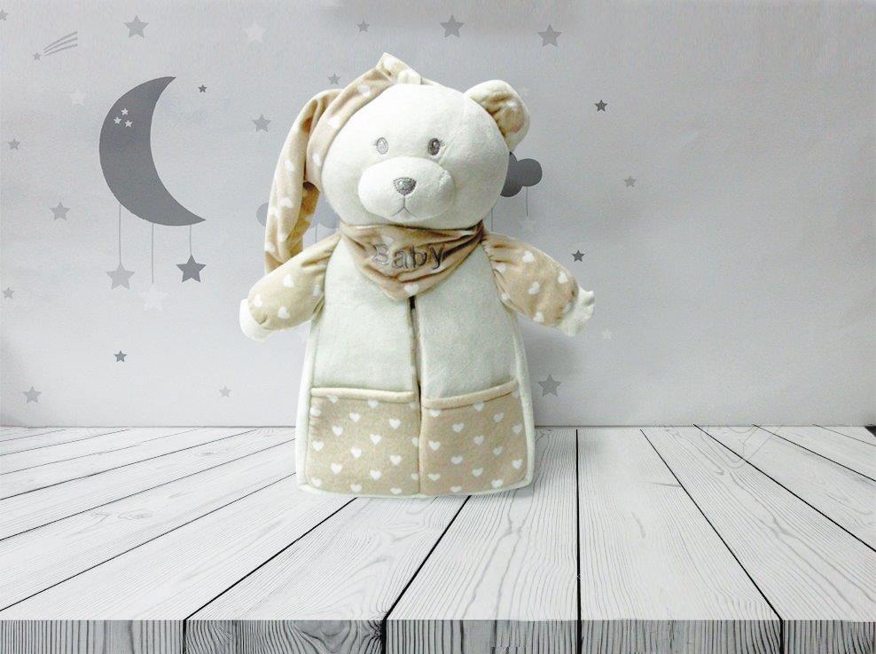 Σετ Κουβέρτα Fleece Bebe 80×110εκ. Και Αρκουδάκι Billy Beige Makis Tselios (Ύφασμα: Fleece, Χρώμα: Μπεζ) – Makis Tselios – 322140123456