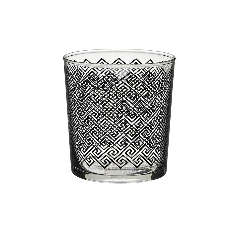 Σετ Ποτήρι Ουίσκυ 6τμχ Γυάλινο CLICK 380ml 6-60-961-0033 (Υλικό: Γυαλί, Χρώμα: Μαύρο) – CLICK – 6-60-961-0033