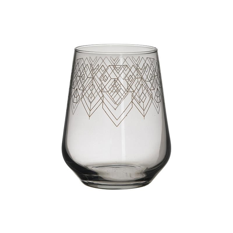 Σετ Ποτήρι Ουίσκυ 6τμχ Γυάλινο CLICK 425ml 6-60-961-0036 (Υλικό: Γυαλί, Χρώμα: Γκρι) – CLICK – 6-60-961-0036