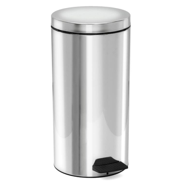 Καλάθι Απορριμμάτων 25lt Inox Pam & Co 25×53εκ. 2553-001 (Υλικό: Inox) – Pam & Co – 2553-001