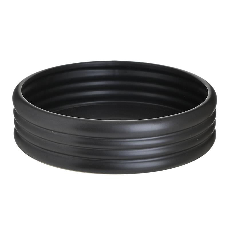 Διακοσμητικό Μπωλ Κεραμικό inart 31×9εκ. 3-70-266-0032 (Υλικό: Κεραμικό, Χρώμα: Μαύρο) – inart – 3-70-266-0032