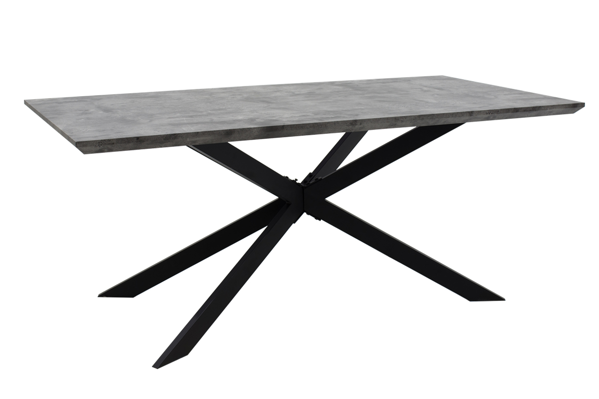 Τραπέζι Stylish Ξύλινο – Μεταλλικό 180x90x75εκ. 011-000023 – OEM – 011-000023