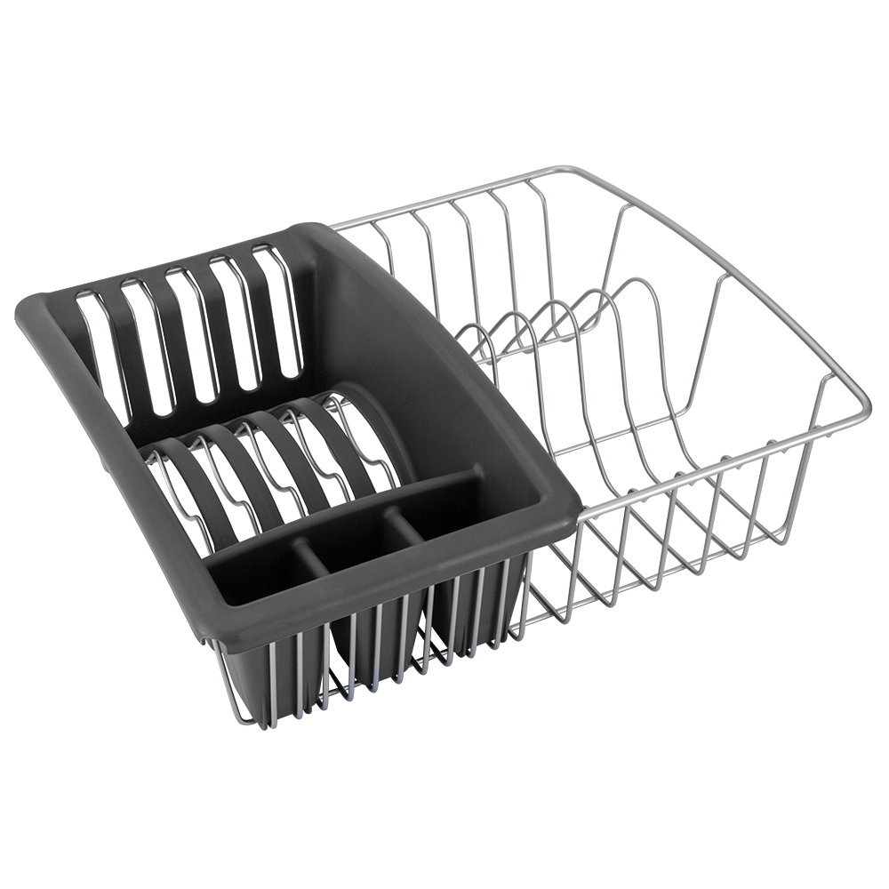 Στεγνωτήριο Πιάτων Με Θήκη «Aquatex» Metaltex 35x30x11εκ. – METALTEX – 16-325025