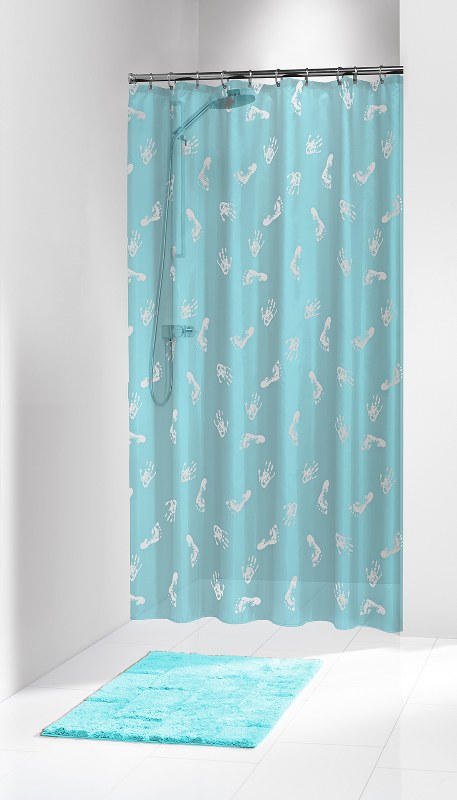 Κουρτίνα Μπάνιου Πλαστική «Amy Turquoise» Sealskin 180×200εκ. – sealskin – 210701335