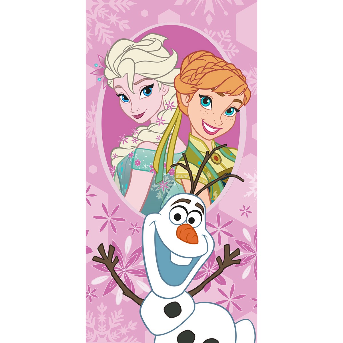 Πετσέτα Θαλάσσης 70×140εκ. Frozen 044 Disney Dimcol (Ύφασμα: Βαμβάκι 100%, Χρώμα: Ροζ) – Disney – 2123713500604499