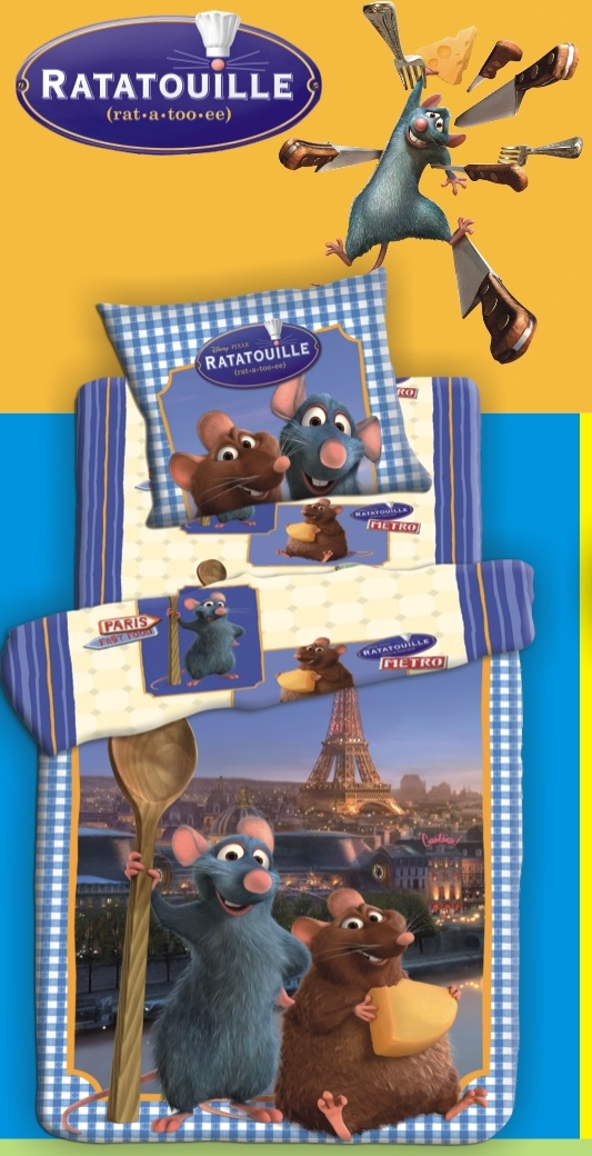 Σετ 3 Τεμαχίων Σεντόνια Παιδικά Ratatouille – ZBRITTA – 9-Κ.5