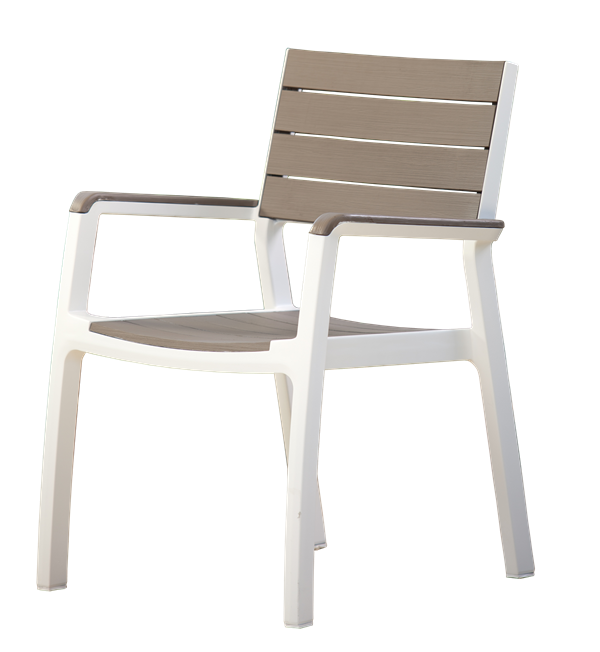 Πολυθρόνα Εξωτερικού Χώρου Harmony-Π White/Cappuccino – keter – harmony-p-white/cappuccino