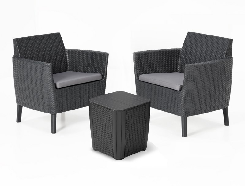Σετ Μπαλκονιού 3τμχ Salemo Allibert Balcony Set – Allibert – salemo-balcony-set-graphite