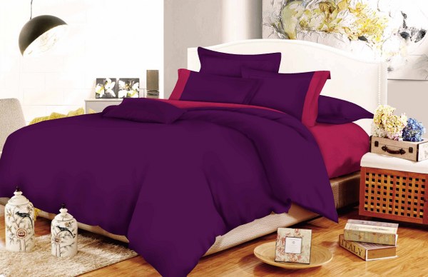 Σετ Σεντόνια Μονά 160×240εκ. Με Φάσα Mauve-Fuchsia – KOMVOS HOME – 7000009-11