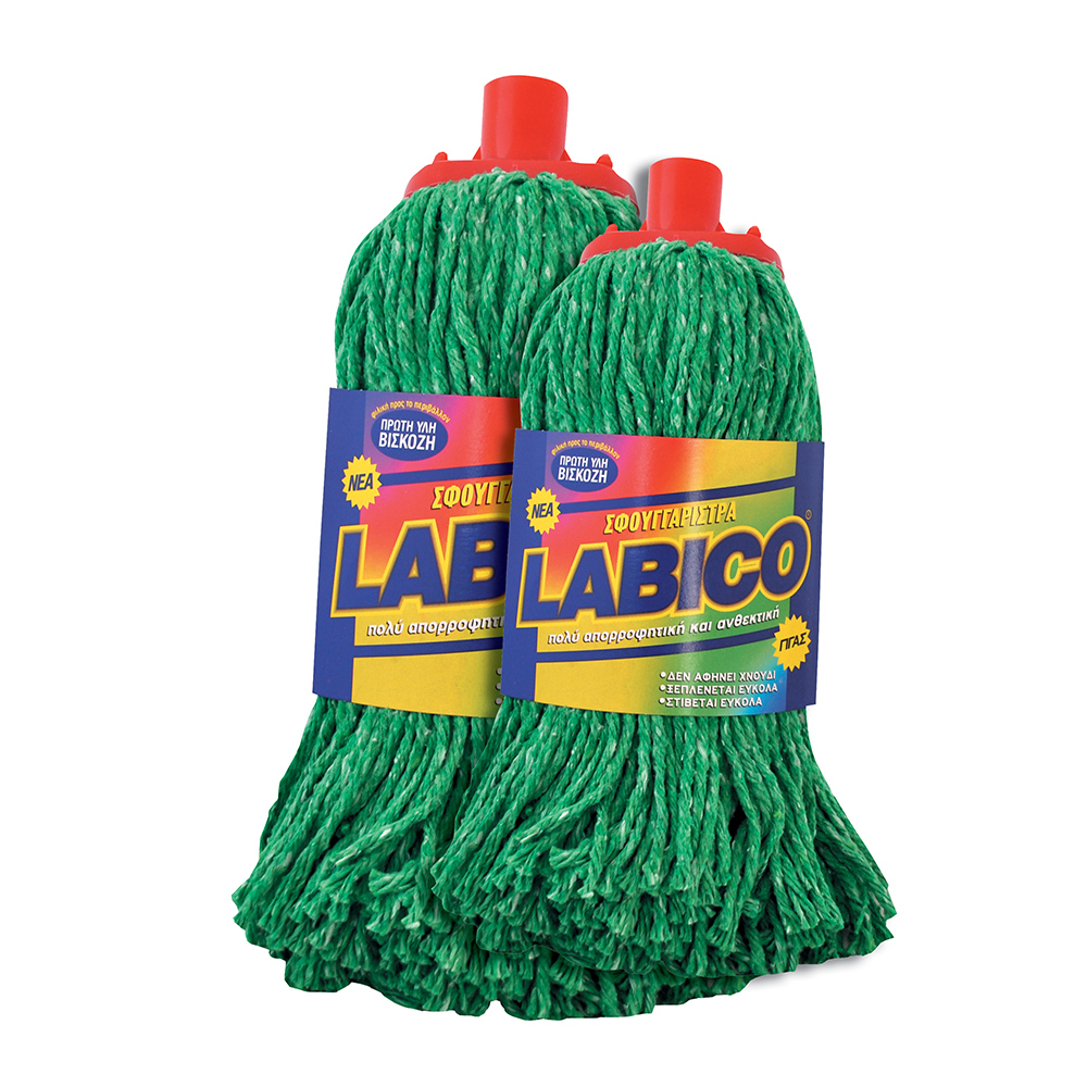 Σφουγγαρίστρα Νημάτινη Πράσινη Γίγας Labico – LABICO – RS_00.82.25.ΠΡΣΥ