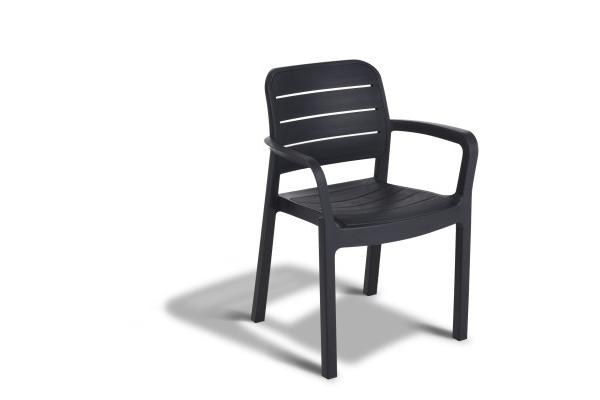Πολυθρόνα Εξωτερικού Χώρου Tisara Anthracite – Allibert – tisara-armchair-antracite