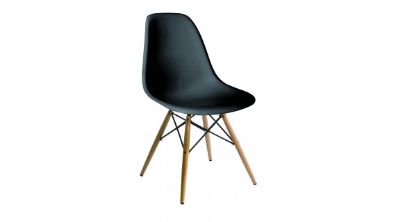 Καρέκλα SPRING WOOD μαύρη – OEM – 1-SPRING-WOOD/PC_mauro