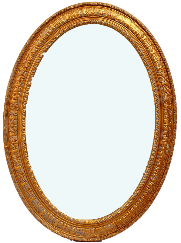 Καθρέφτης Ξύλινος-Αντικέ Royal Art 60×90εκ. INA3/6173/90GL (Υλικό: Ξύλο, Χρώμα: Χρυσό ) – Royal Art Collection – INA3/6173/90GL