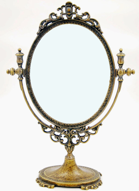 Επιτραπέζιος Kαθρέπτης Μπρούτζινος Royal Art 48εκ. STL066BR (Υλικό: Μπρούτζινο) – Royal Art Collection – STL066BR