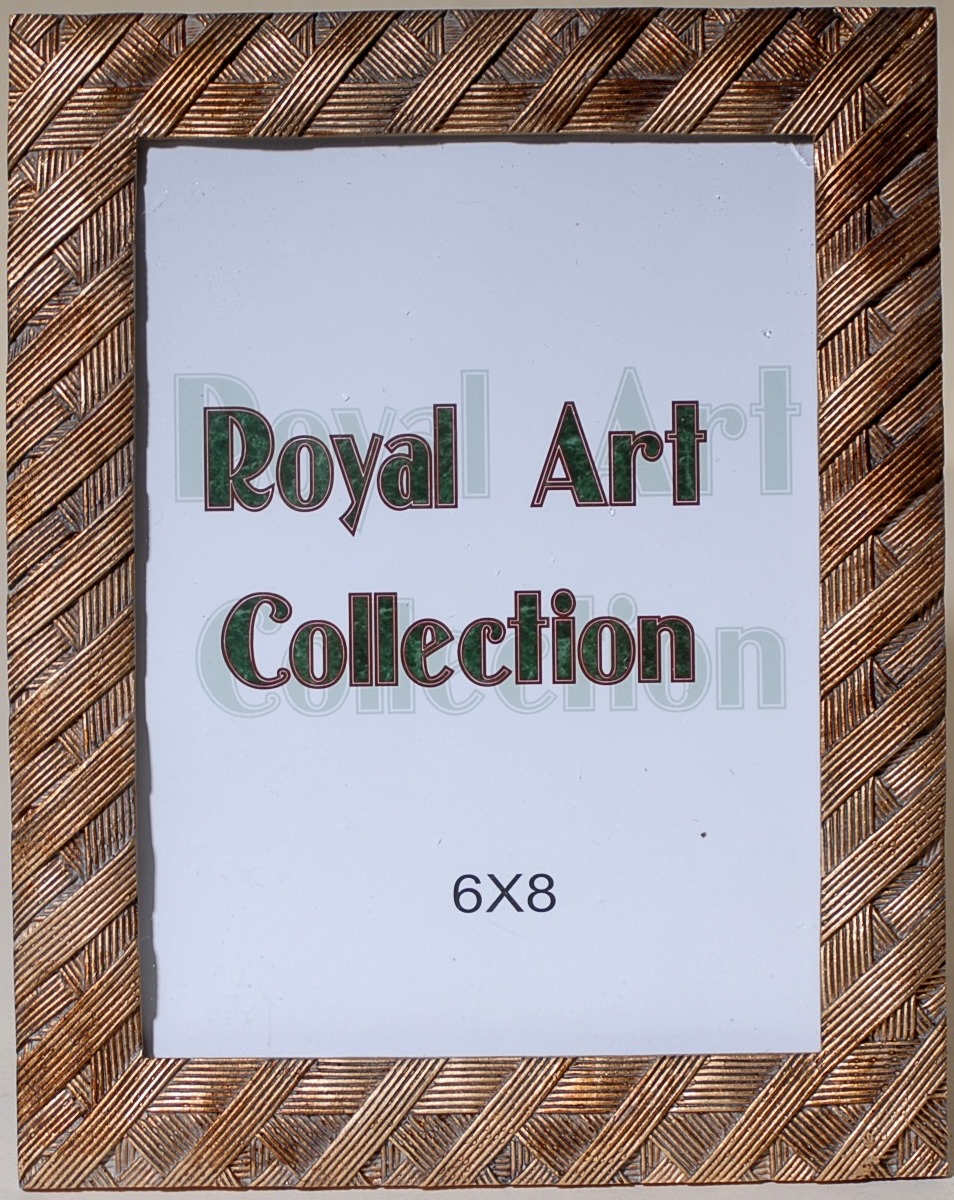 Κορνίζα Πολυεστερική Royal Art 6×8εκ. YUA4/022/68GL (Χρώμα: Χρυσό , Υλικό: Πολυεστερικό) – Royal Art Collection – YUA4/022/68GL