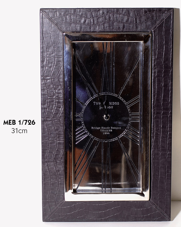 Ρολόι Τοίχου Μεταλλικό-Δερμάτινο Royal Art 31εκ. MEB1/726 (Υλικό: Μεταλλικό) - Royal Art Collection - MEB1/726 111999