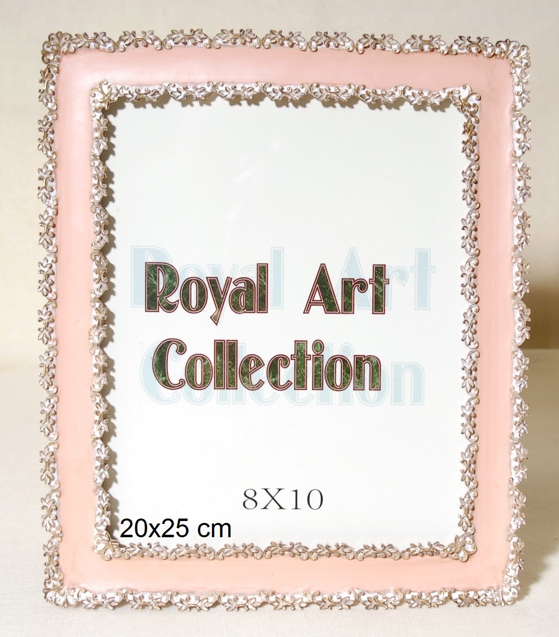 Κορνίζα Πολυεστερική Λευκή-Ροζ Royal Art 20x25εκ. YUA3/327/81P (Χρώμα: Λευκό, Υλικό: Πολυεστερικό) - Royal Art Collection - YUA3/327/81P 112279