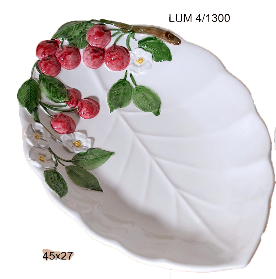 Μπωλ Σερβιρίσματος Φαγιάνς Royal Art 45×27εκ. LUM4/1300 (Χρώμα: Λευκό, Υλικό: Φαγιάνς) – Royal Art Collection – LUM4/1300